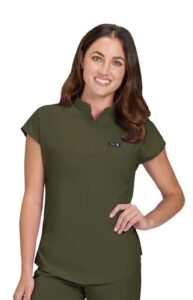 Koi Basics Scrub Top 1093 Olive Green