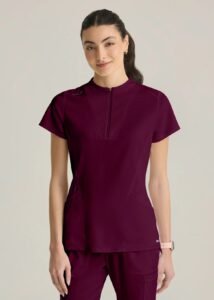 Grey’s Anatomy Scrub Top GRST 292 Wine