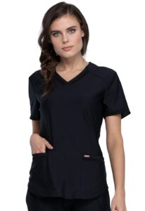 Cherokee Form Scrub Top CK840 Black